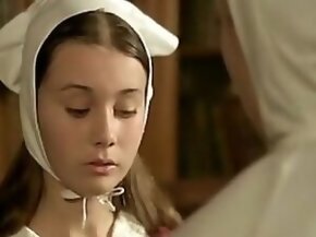 Vintage lesbian domination with sexy shy babe