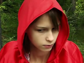 Skinny Beata Undine having casual sex in the wood